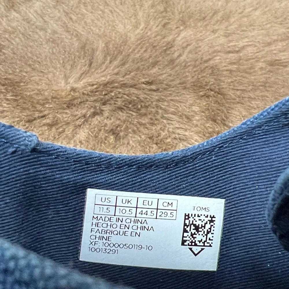 Toms Preston Washed Canvas Shoes 11.5